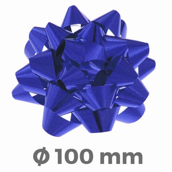 Nalepovací rozety Star 15/ 26 METAL - tmavě modrá Ø100 mm (12 ks/bal)