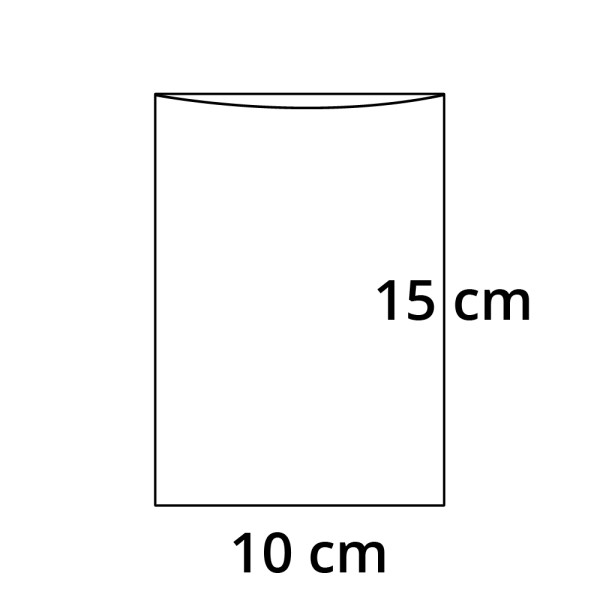 PP sáček plochý bez RZ - 10 x 15 cm - 30 my (100 ks/bal)