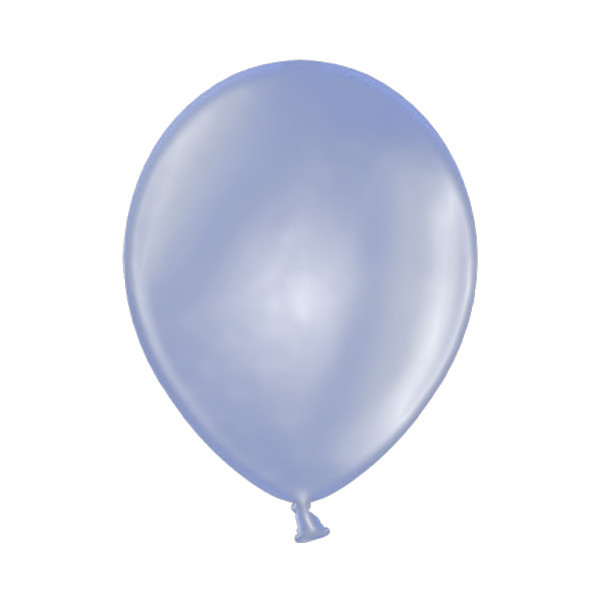 Balonek METALIK -  Ø25 cm - světle modrá (100 ks/bal)