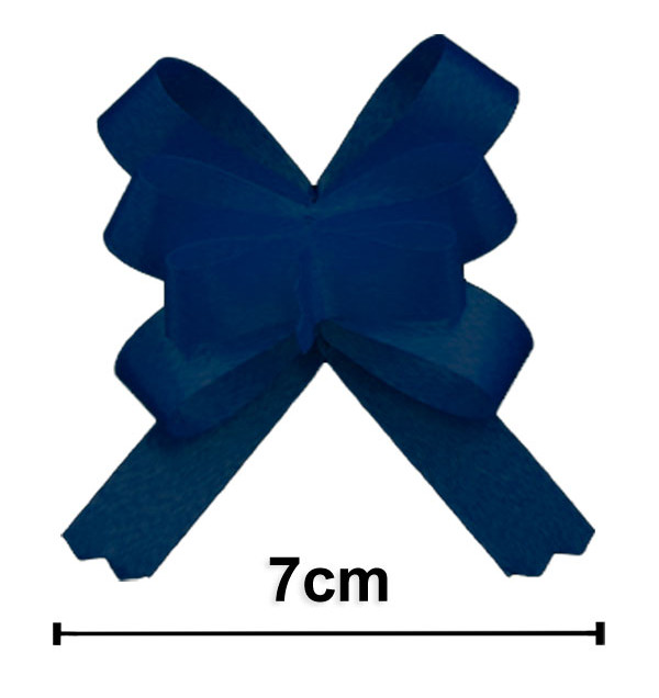 Stahovací mašle Basic 1/25 STAND - tmavě modrá (50ks/bal)