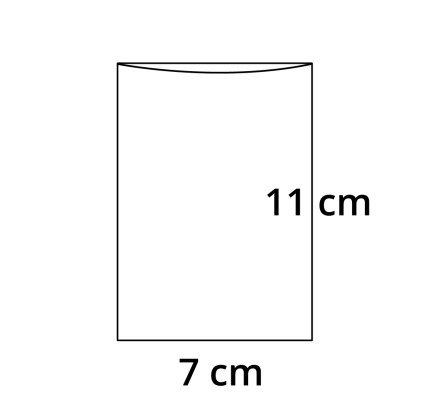 PP sáček plochý bez RZ - 7 x 11 cm - 30 my (250 ks/bal)